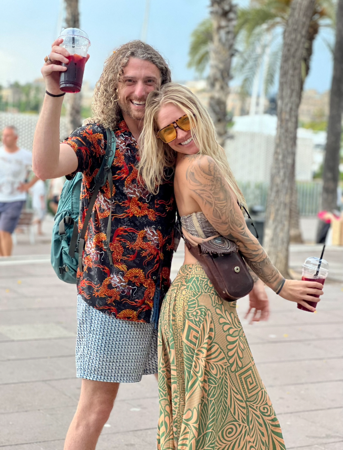 Holy Wild Music artists smiling together during their travels